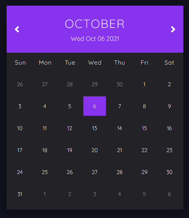 Calendar